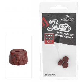 Mikado Výměnná Zátěž Na Nástrahy Jaws Quick Change Spiral 5g 3 Ks
