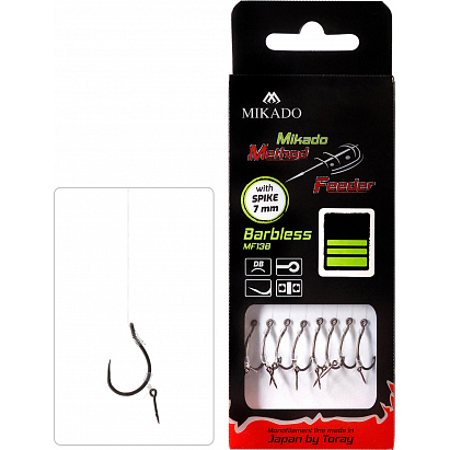 Mikado Návazec Method Feeder Bez Protihrotu S Jehlou 8ks Mikado Návazec Method Feeder Bez Protihrotu S Jehlou 8ks