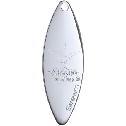 Mikado Třpytka Stream Vel. 4 Stříbrná /00 1 Ks