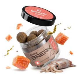 Delphin Vyvážené Boilies BreaX SeaKER Oliheň Losos 100 g