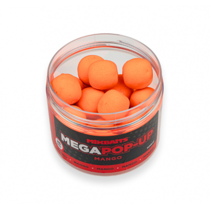 Mikbaits Mega fluo pop-up 300ml Mango 25mm