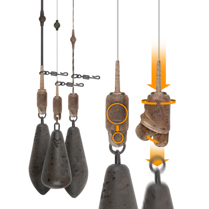 Fox Montáž Edges Heli-Clips 3 ks