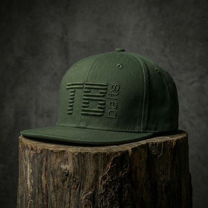 TB Baits Kšiltovka Snapback 3D Logo Green
