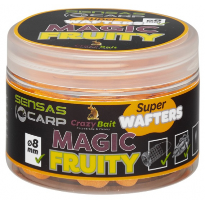 Sensas Wafters Super Magic Fruity Ovoce 8mm 60g Sensas Wafters Super Magic Fruity Ovoce 8mm 60g