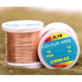 Hends kroužkovací drátek Colour Wire 0,09mm 21,6m Měděný