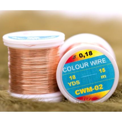 Hends kroužkovací drátek Colour Wire 0,09mm 21,6m Měděný