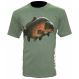 Zfish Tričko Carp T-Shirt Olive Green L