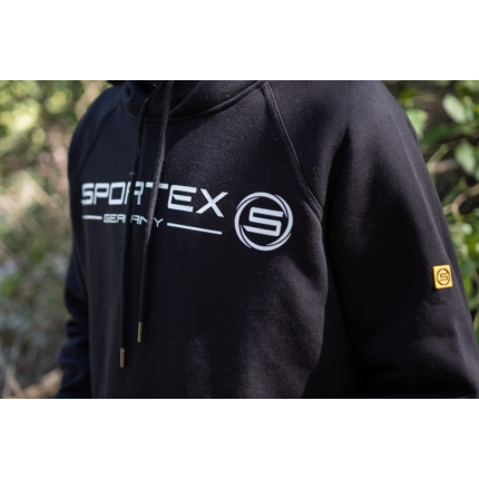 Sportex rybářská mikina s kapucí černá Velikost: L