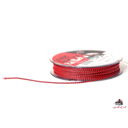 Splétaná šňůra Hell-Cat - Leader Braid Line Red/Black 20m