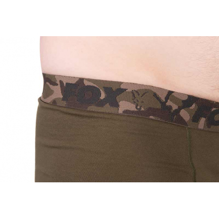 Fox Trenýrky Boxer Shorts Khaki/Black 2 ks