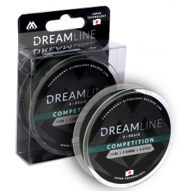 Mikado Pletená Šňůra Dreamline Competition 0.16mm/15.54kg/150m Zelená 1 Cívka Mikado Pletená Šňůra Dreamline Competition 0.16mm/15.54kg/150m Zelená 1 Cívka