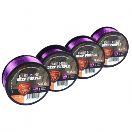 Giants fishing Vlasec Carp Mono Deep Purple