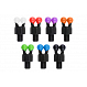 Black label Bobbin Clip x 3 - Purple