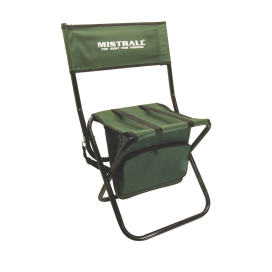Mistrall rybářská židle s opěrátkem a taškou, zelená