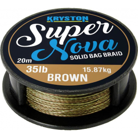 Kryston pletené šňůrky - Super Nova solid braid pískový 35lb 20m Kryston pletené šňůrky - Super Nova solid braid pískový 35lb 20m