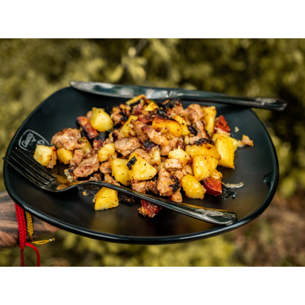 Giants fishing Sada příborů černý nerez Cutlery SS 410 ( 4pc - set )