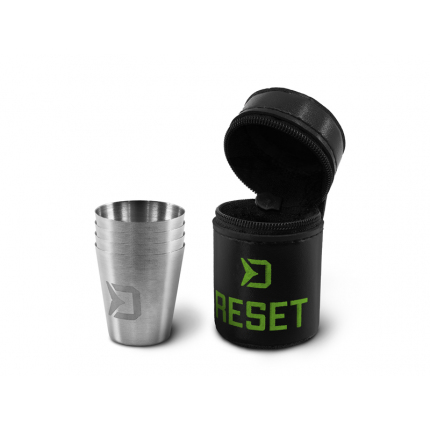 Set nerezových pohárků Delphin RESET 4v1