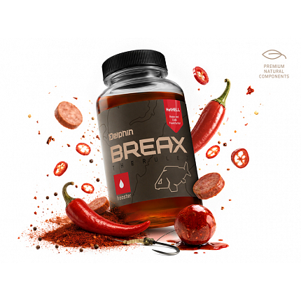 Delphin Booster BreaX HotHELL Robin Red Chilli Fr.Klobása 250 ml