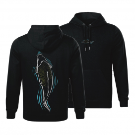 Giants fishing Giants Fishing Mikina pánská černá Kapr u hladiny|vel. 3XL