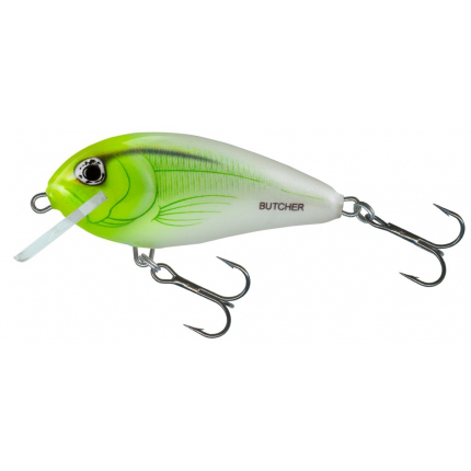 Salmo Wobler Butcher Floating White Flash Yellow 5cm 5g