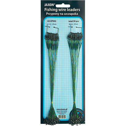 WIRE LEADERS BOARD 8kg 15cm,20cm,25cm - Jaxon tablo lanka na dravce 8kg WIRE LEADERS BOARD 8kg 15cm,20cm,25cm - Jaxon tablo lanka na dravce 8kg
