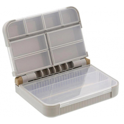 Westin Krabička W3 Terminal Tackle Box Grey / Clear M 13,2 x 9,7 x 4,4 cm