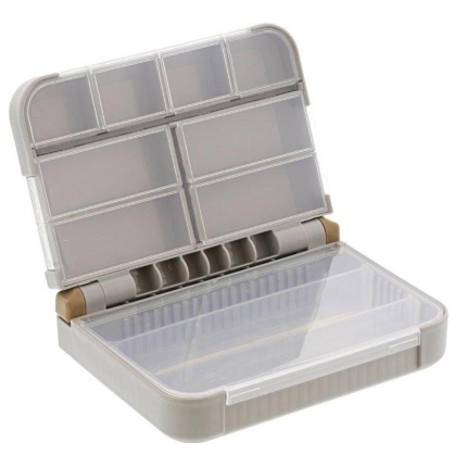 Westin Krabička W3 Terminal Tackle Box Grey / Clear M 13,2 x 9,7 x 4,4 cm