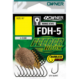 háček OWNER s očkem /9ks/ FDH-5.08: FEEDER HOOK 56945.08