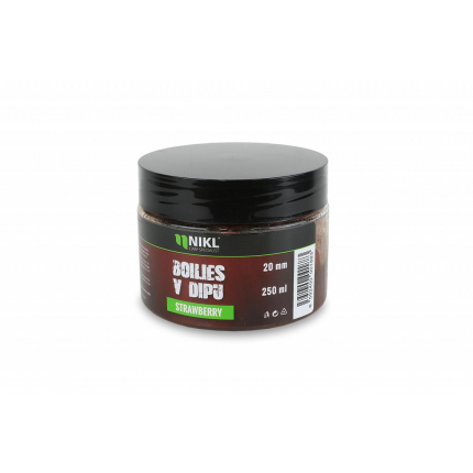 Nikl Boilies v dipu Strawberry 250g