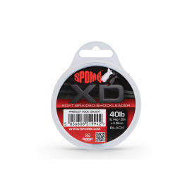 Spomb Splétaná Šňůra XD Braided Shockleader Black 50 m 18,14 kg 40 lb
