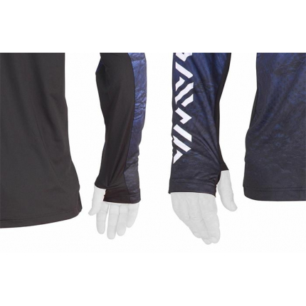 DAIWA Tričko D-Vec Longsleeve Shirt Sunprotection Navy XL