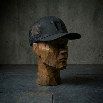TB Baits Kšiltovka Trucker Cap 3D Logo Black