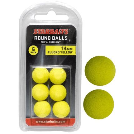 Starbaits Nástraha Round Balls 14mm 6ks