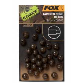 Fox Korálky Edges Camo Tapered Bore Bead 30 ks 6 mm