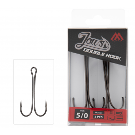 Mikado Trojháčky Jaws Double Hook Vel. 1/0 Ks 5