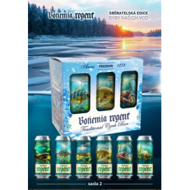 Regent Pivo Třeboňské ryby 12° 6x 0,5 l - Vánoční edice 2 Regent Pivo Třeboňské ryby 12° 6x 0,5 l - Vánoční edice 2