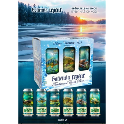 Regent Pivo Třeboňské ryby 12° 6x 0,5 l - Vánoční edice 2 Regent Pivo Třeboňské ryby 12° 6x 0,5 l - Vánoční edice 2
