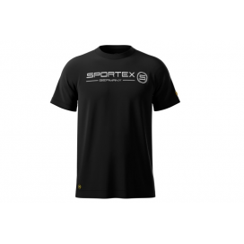 Sportex rybářské tričko T-Shirt černé s logem Velikost: XL