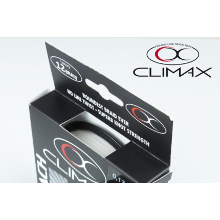 Přívlačová šňůra Climax Mach 12 Braid - bílá 135m 0,17mm, 9,6kg, 135m