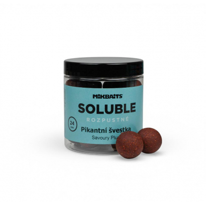 Rozpustné boilie 250ml - Pikantní švestka 24mm