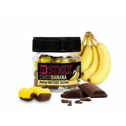Delphin Nástraha D Snax Waft Čokoláda Banán 10x7mm 20g