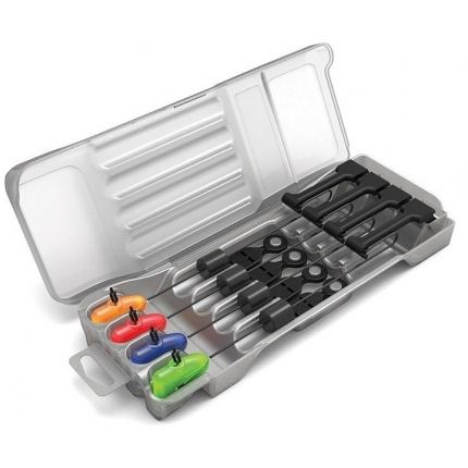 Fox Micro Swinger 4 Rod Set red, orange, green, blue