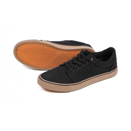 Fox Boty Black Canvas Shoe