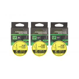 Matrix X8 X-Power Carp 45cm Band Rigs Matrix X8 X-Power Carp 45cm Band Rigs