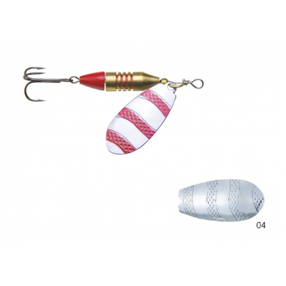 Mistrall rotační třpytka VIBRESO vel. 1, 8g, barva 04 Mistrall rotační třpytka VIBRESO vel. 1, 8g, barva 04