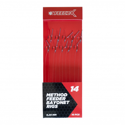 FEEDER EXPERT návazce - Návazce č.14 s bajonetem 10ks