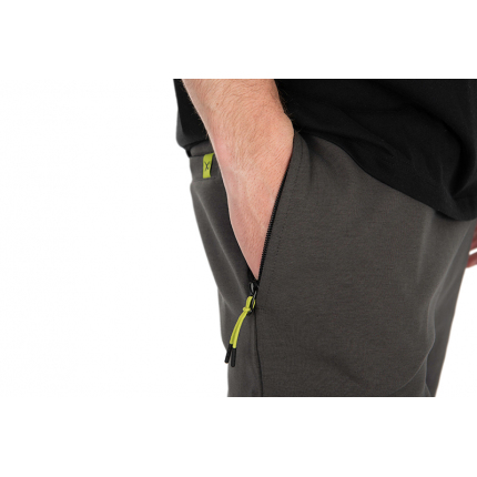 Matrix Kraťasy Black Edition Jogger Shorts Dark Grey Lime