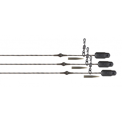 Fox Montáž Edges Copper Core Heli-Clip 3 ks 50 lb