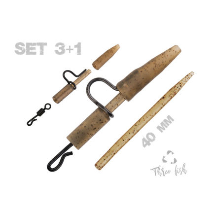 Zfish Závěsky Heavy Duty Clip Complete Set 40 mm 5 ks