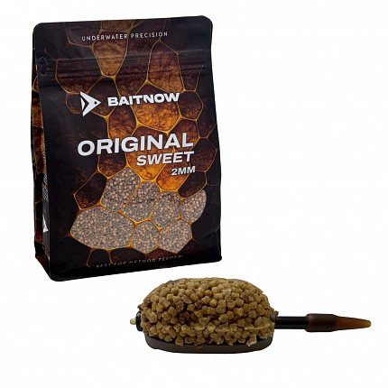 BaitNow Method Feeder Pelety Original Sweet 2mm 800g